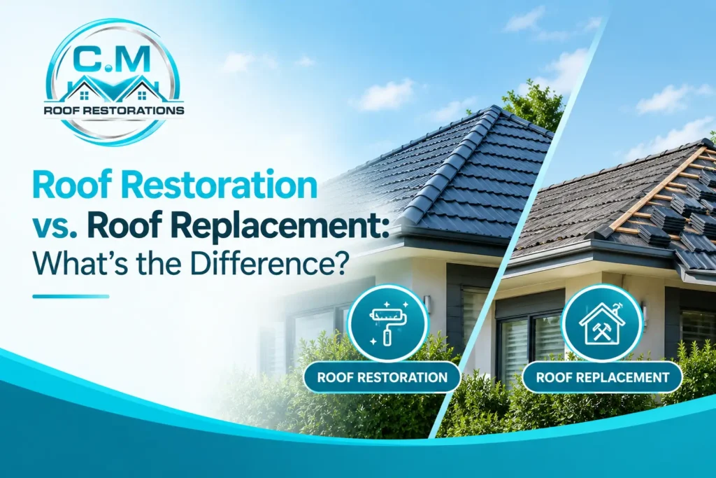 Roof restoration versus roof replacement comparison