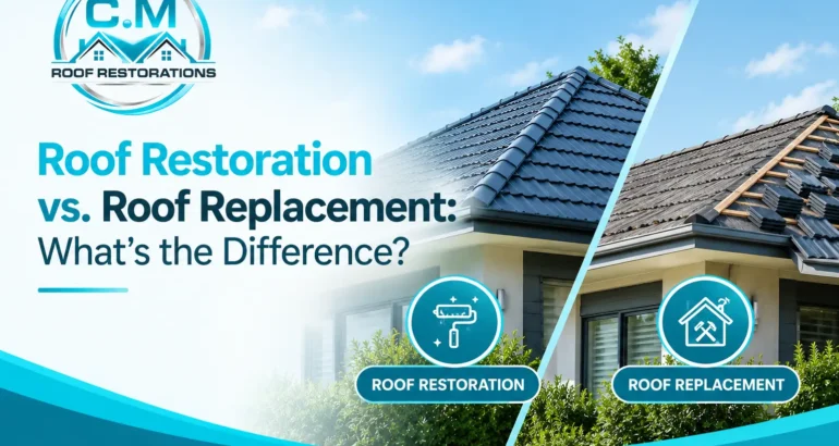 Roof Restoration vs. Roof Replacement: What’s the Difference