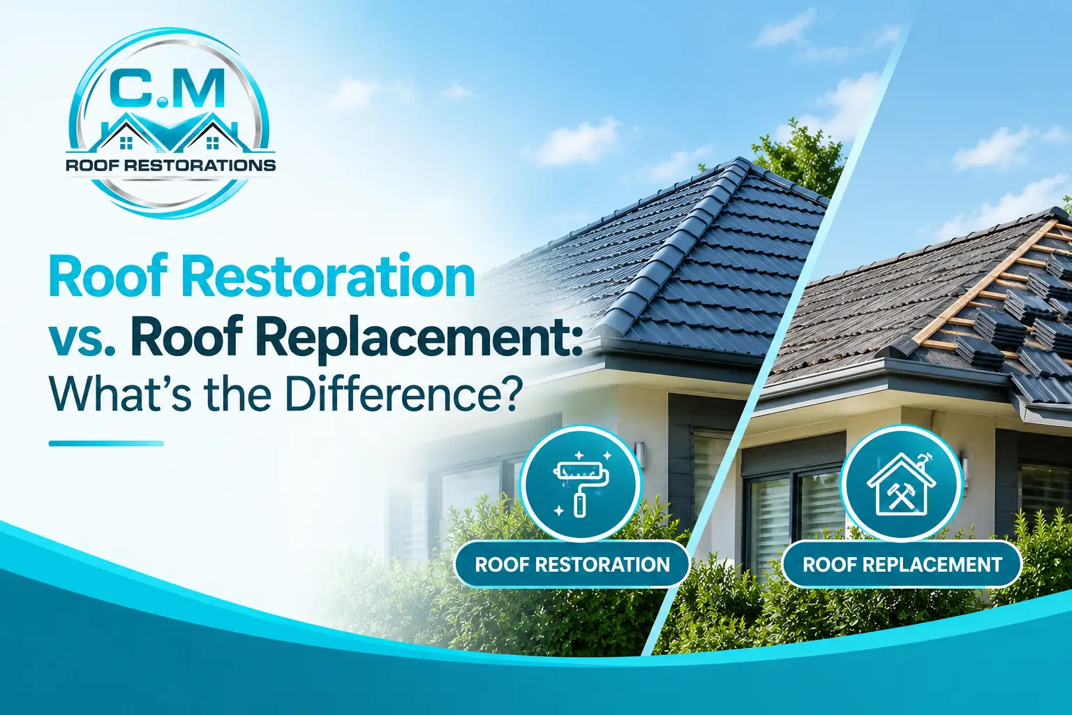Roof restoration versus roof replacement comparison