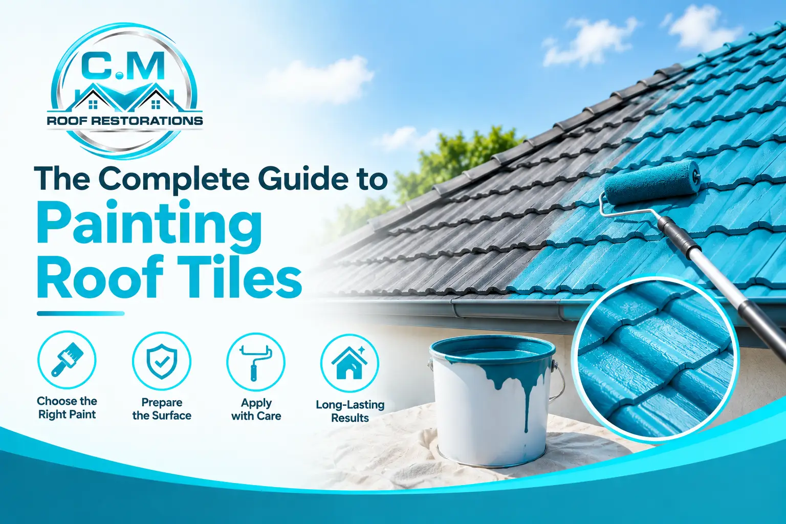 Guide to painting roof tiles for lasting results